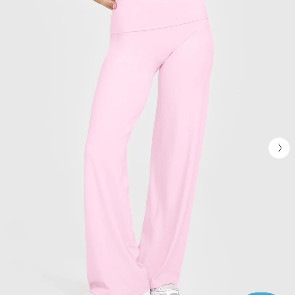 Oner Active Fold Over Straight leg Pink - XS